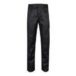 multi-pocket keperstof broek (190g/m2) maten:36-60 - zwart