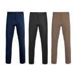 uniseks stretch chinobroek maten: 34-56