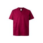 tuniek van keperstof korte mouwen 2xs-4xl - bordeaux