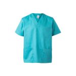 tuniek van keperstof korte mouwen 2xs-4xl - turquoise