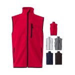 softshell vest met polaire voering maten: xs-3xl