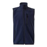 softshell vest met polaire voering maten: xs-3xl - marine