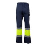 tweekleurige broek keperstof 190 gr maat s-3xl