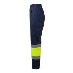 tweekleurige broek keperstof 190 gr maat s-3xl