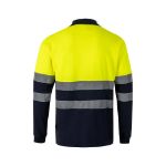 tweekleurige piqué polo (150g/m2) maten 4xl-5xl