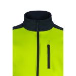 tweekleurig softshell jack maten s-3xl