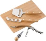 bamboe kaas- en wijnset patrick