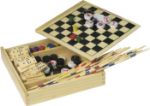 houten 5-in-1 spellenset cherie