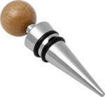 rvs en bamboe wijn set leonie