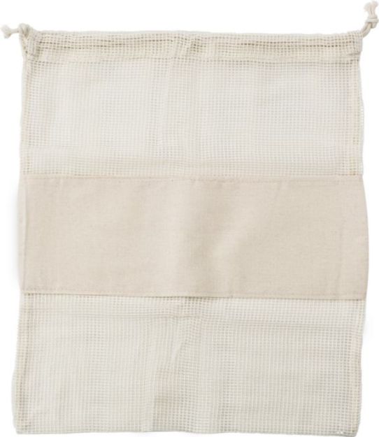 set van drie herbruikbare katoenen zakjes adele