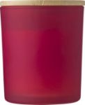 glazen kaars josiah - rood