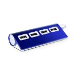 usb hub. - blauw