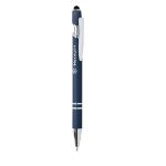 aluminium stylus pen lekor blauwe inkt - marine