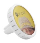 auto luchtverfrisser met limoengeur.