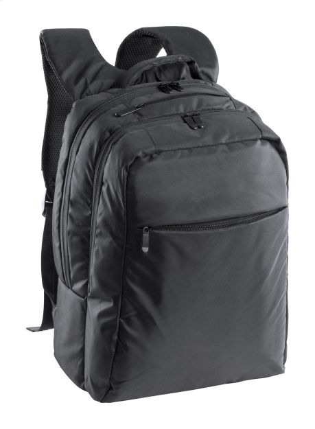 rugzak met meerdeere geritste compartimenten.