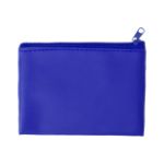 portemonnee halie met rits en sleutelhanger. - blauw