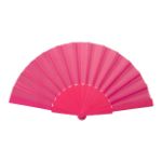 opvouwbare waaier met plastic handgreep. - fuchsia