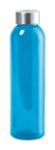 transparante sportfles 500 ml terkol - blauw