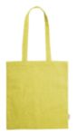 gerecycleerde katoenen boodschappentas graket - geel