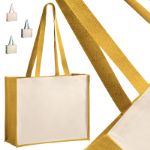 tas rotin van jute en katoen