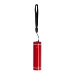zaklamp recycled aluminium flareon 1 led - rood