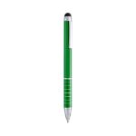 touch screen pen met balpen - groen