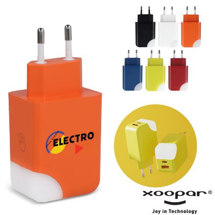 xoopar ice-g 65w gan stroomadapter