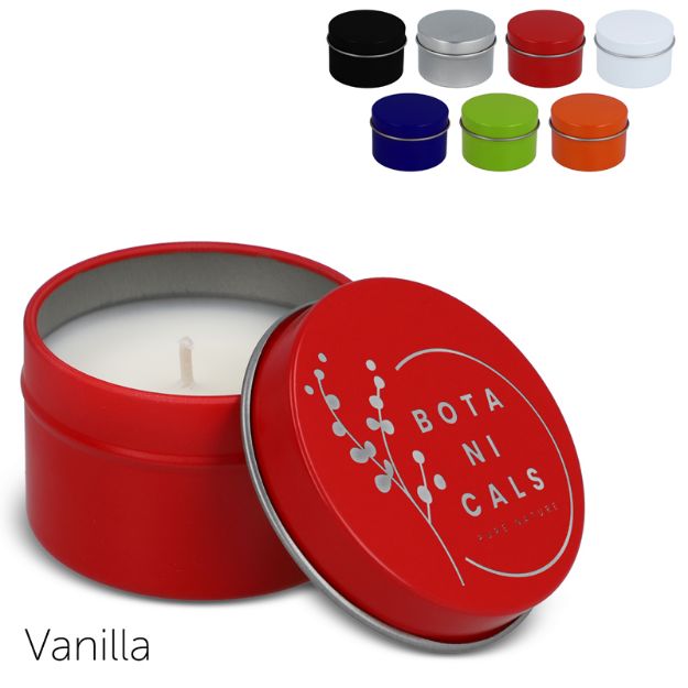 dhyana plantaardige geurkaars in gerecycled blik