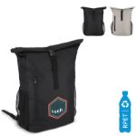 r-pet 600d rolltop fietsrugzak 20 liter