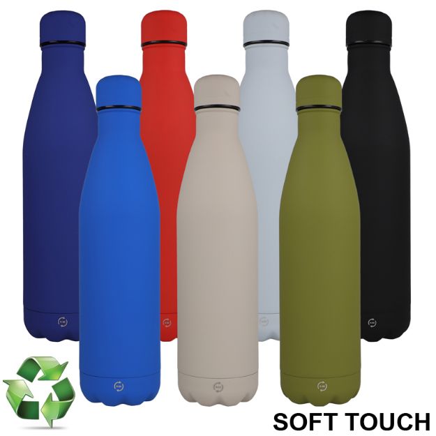 swing drinkfles recycled rvs met soft touch 750 ml