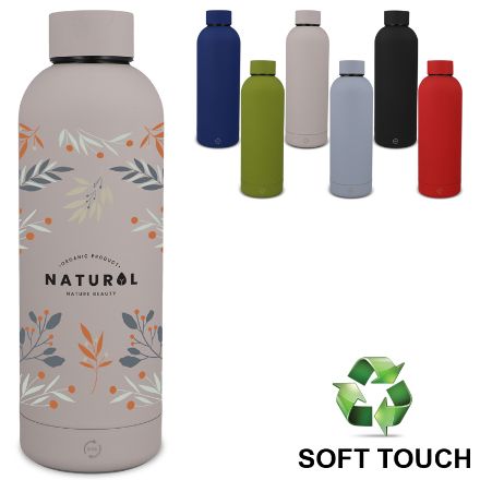 alchemy drinkfles recycled rvs soft touch 500 ml