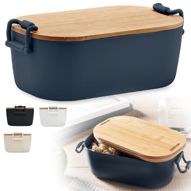 pp lunchbox 700 ml met bamboe deksel