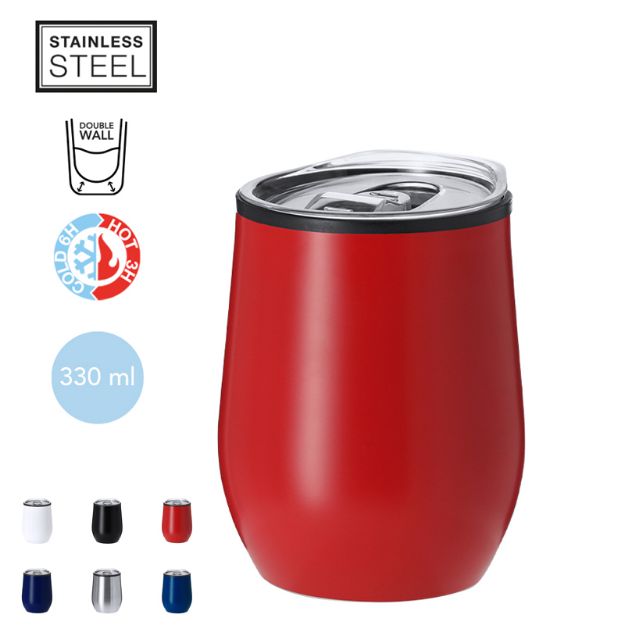 thermosbeker roestvrij staal hanley 330 ml