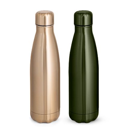 roestvrijstalen fles met metalic afwerking 510 ml