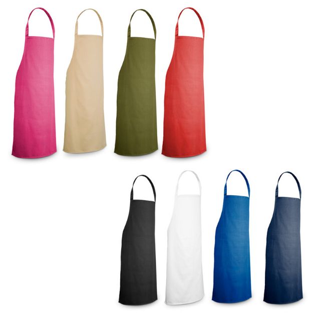 katoenen keperstof schort