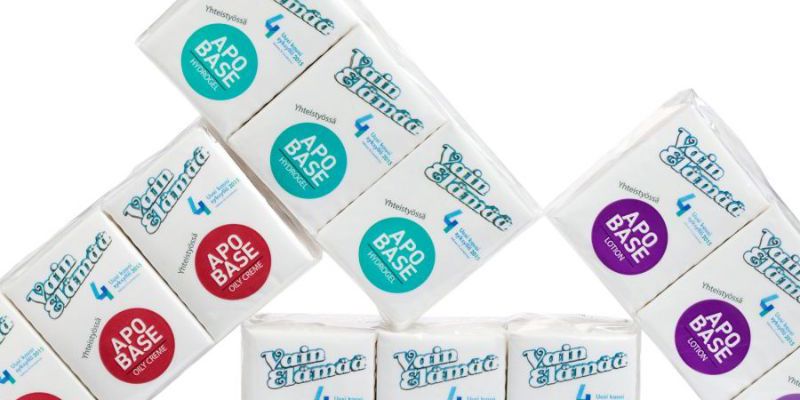 Bedrukte tissue packs