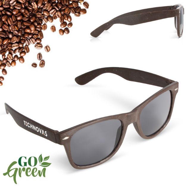 zonnebril justin koffievezel uv400