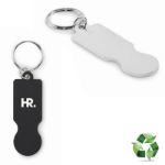 sleutelhanger met winkelwagenmunt