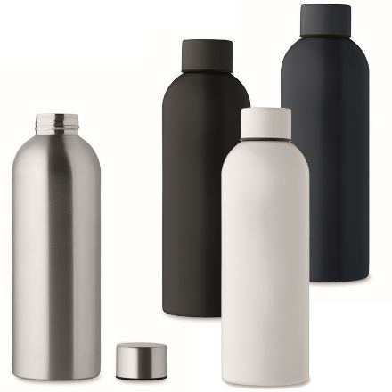 enkelwandige fles van recycled rvs lekvrij 750 ml