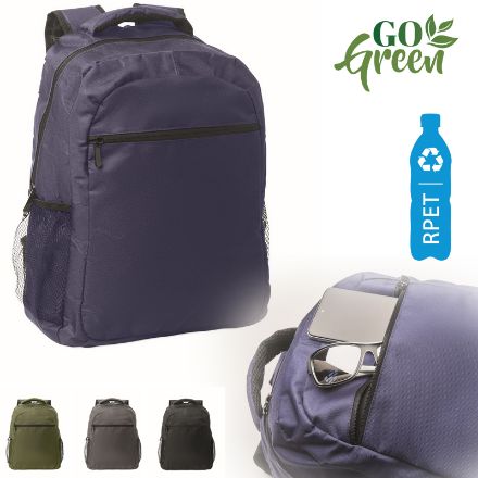 15 inch laptop rugzak voorvak met rits