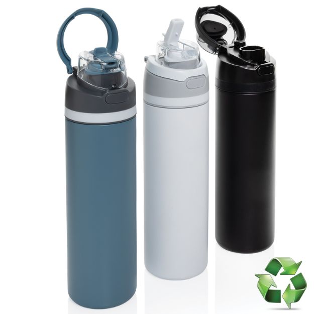 omni sip recycled rvs waterfles 700 ml