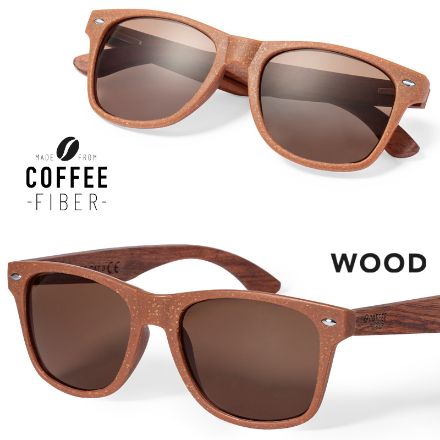 zonnebril van koffieafval prakay