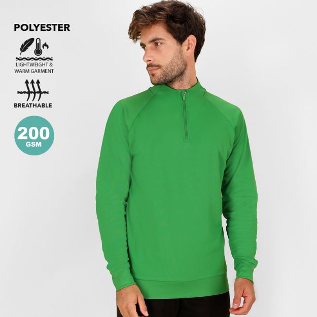 sweatshirt polyester ademend brer 200 gr/m2 s-xxl