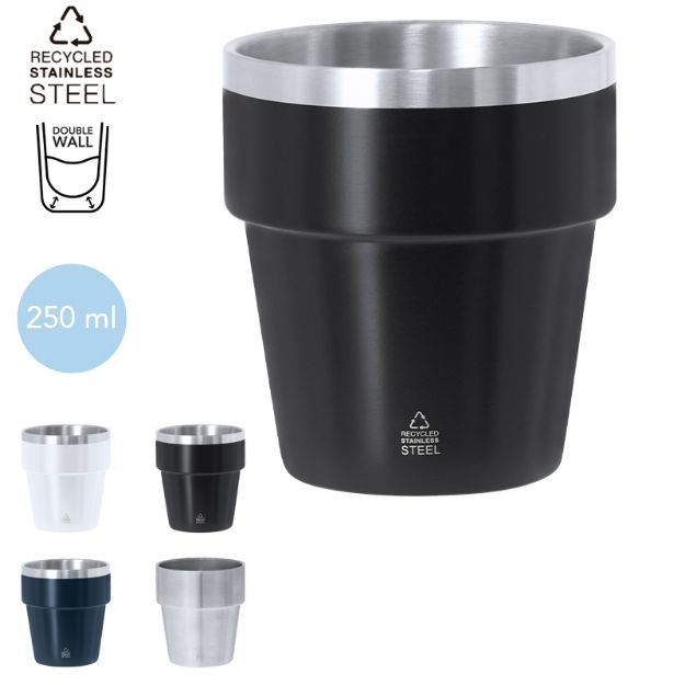 beker recycled rvs mayden 250 ml