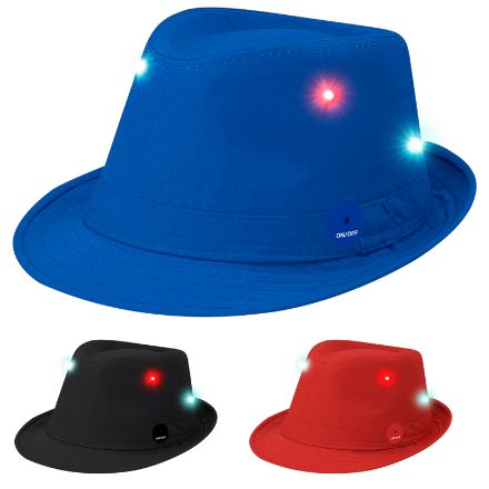 hoed met led-lichtjes polyester enzox