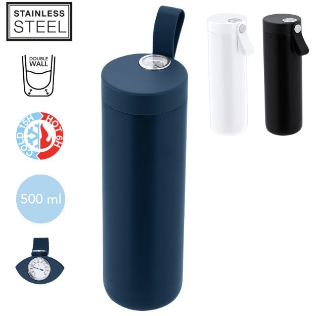 thermosfles roestvrij staal temperatuur weergave