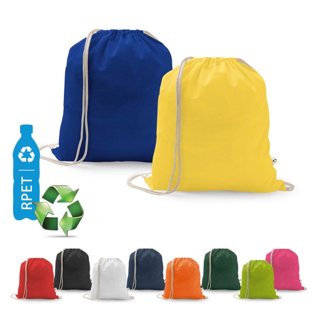 rugzak van recycleerd katoen en polyester
