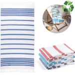 strandlaken van recycled katoen en polyester