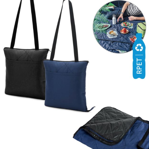 opvouwbaar picknickdeken in rpet en peva