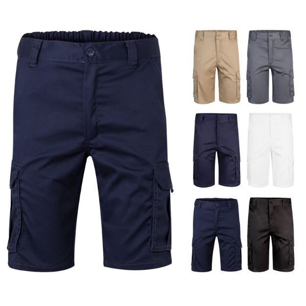 stretch bermuda met meerdere zakken maten 34-60